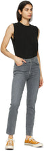 Citizens of Humanity Grey Olivia High-Rise Slim Jeans
