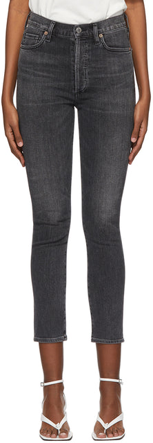 Citizens of Humanity Grey Olivia Slim Jeans