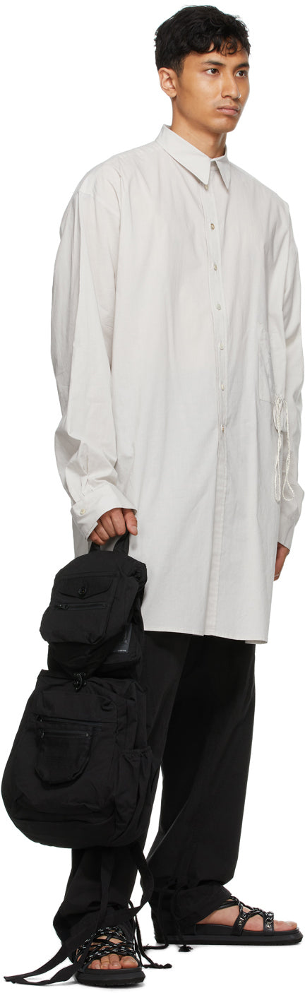 Hyein Seo Grey Oversized Palm Shirt