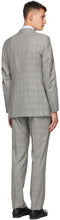 Dunhill Grey Prince Of Wales Check Suit