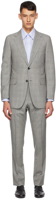 Dunhill Grey Prince Of Wales Check Suit - Dunhill Greal Prince of Wales - 던힐 그레이 프린스 웨일즈 체크 슈트