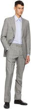 Dunhill Grey Prince Of Wales Check Suit