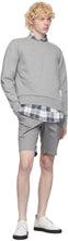 Thom Browne Grey RWB Stripe Sweatshirt