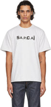 A.P.C. Grey Sacai Edition Kiyo T-Shirt - A.P.C. T-shirt Gris Sacai Edition Kiyo - a.p.c. 회색 Sacai Edition Kiyo 티셔츠