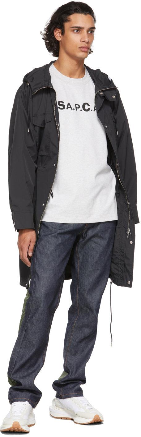 A.P.C. Grey Sacai Edition Kiyo T-Shirt