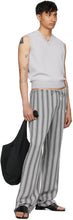 Maryam Nassir Zadeh Grey Striped Root Lounge Pants