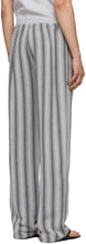 Maryam Nassir Zadeh Grey Striped Root Lounge Pants