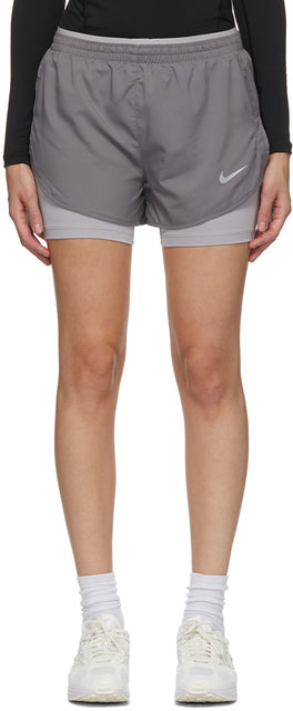 Nike Grey Tempo Luxe 2-In-1 Shorts