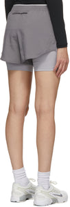 Nike Grey Tempo Luxe 2-In-1 Shorts