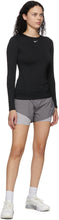 Nike Grey Tempo Luxe 2-In-1 Shorts - Nike Grey Tempo Luxe Short 2-en-1 - 나이키 그레이 템포 Luxe 2-in-1 반바지