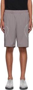 A-COLD-WALL* Grey Welded Shorts - Mur à froid * Short soudé gris - 콜드 벽 * 그레이 용접 반바지
