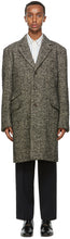 Gucci Grey Wool Herringbone Coat - Manteau de harengbore en laine grise Gucci - 구찌 회색 양모 헤링본 코트