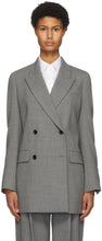 Partow Grey Wool Lennox Blazer