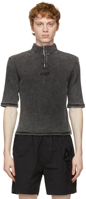 Stolen Girlfriends Club Grey Zero Gravity T-Shirt - T-shirt Volong Girlfriends Club Grey Gravity Gravity - 도난 된 여자 친구 클럽 회색 그레이 그레이드 티셔츠