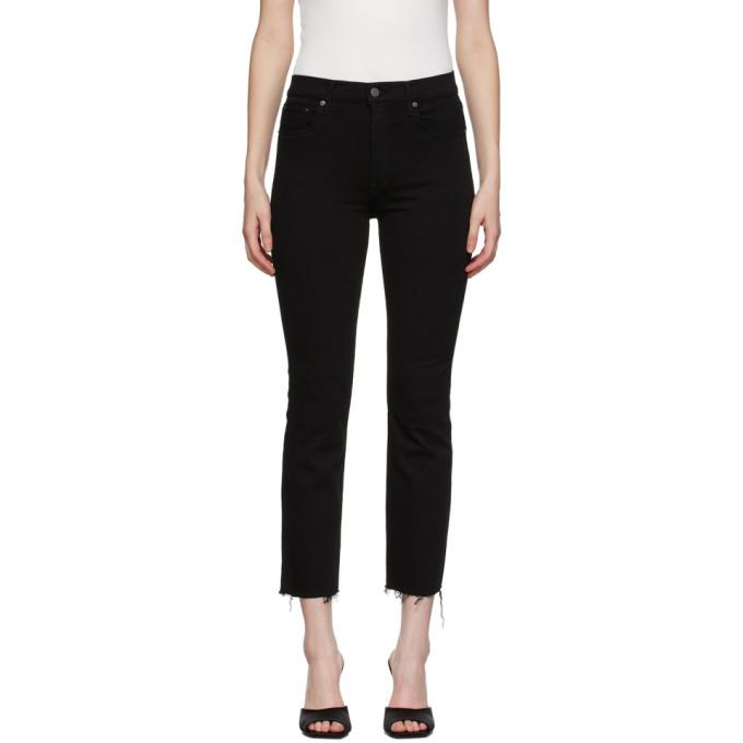 Grlfrnd Black Raw Cuff Reed Jeans