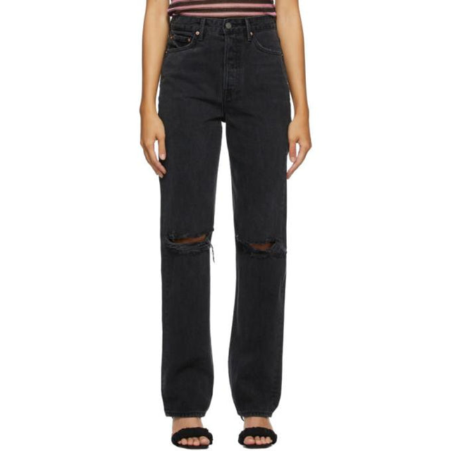 Grlfrnd Black Ripped Mica Jeans