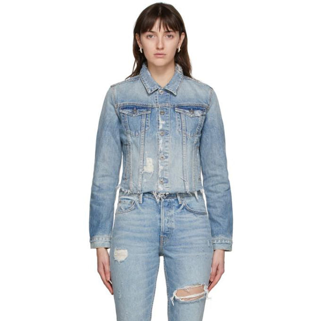 Grlfrnd Blue Denim Cara Jacket