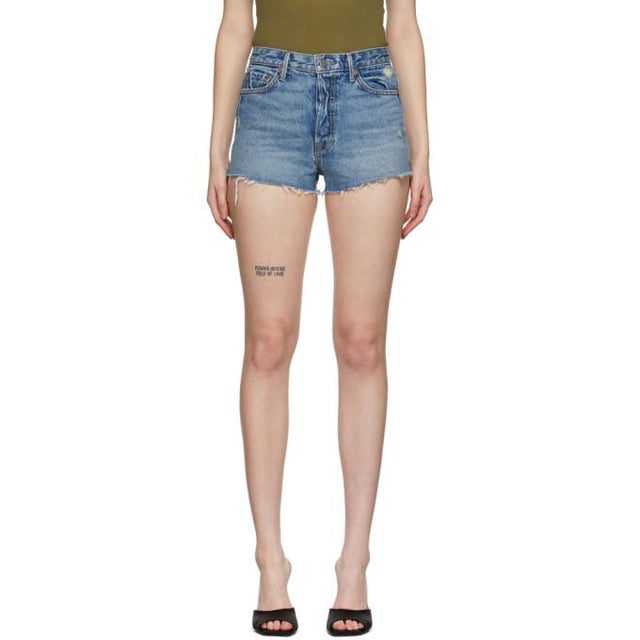 Grlfrnd Blue Denim Cindy Shorts