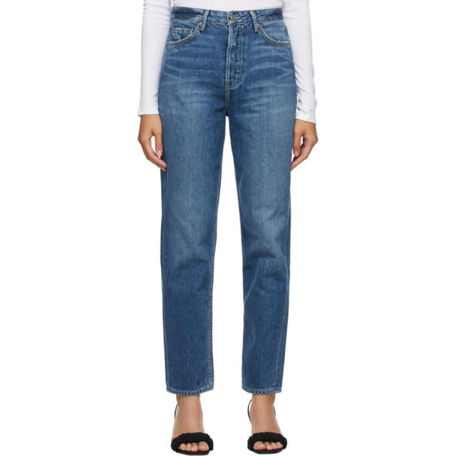 Grlfrnd Blue Devon Slim Jeans
