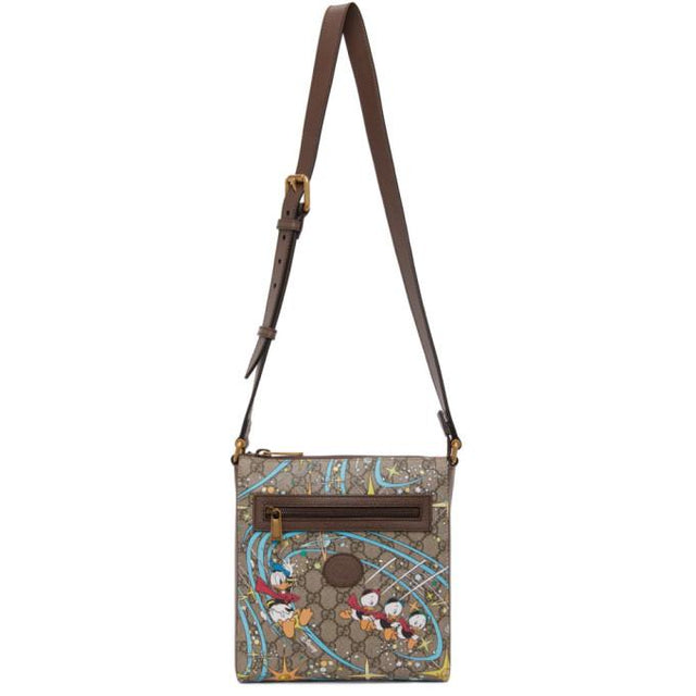 Gucci Beige Disney Edition Donald Duck Messenger Bag