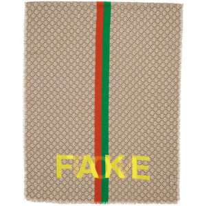 Gucci Beige GG Not Fake Scarf