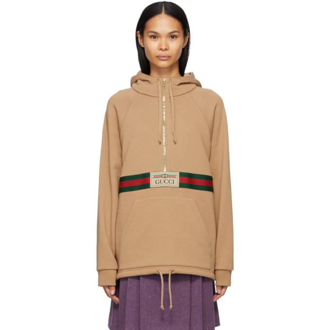 Gucci deals hoodie tan