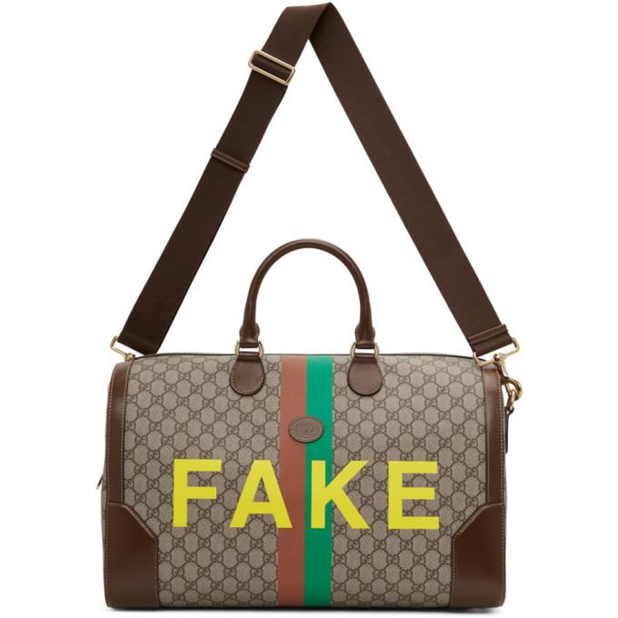 Gucci Beige Fake/Not Small GG Superstar Duffle Bag – BlackSkinny