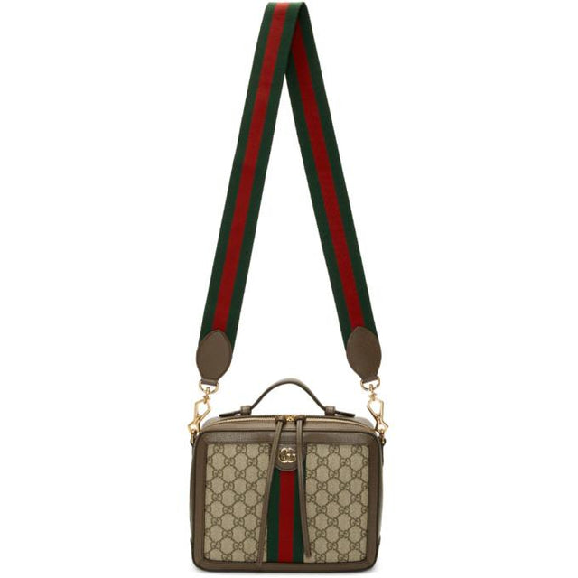 Gucci Beige Small GG Ophidia Shoulder Bag