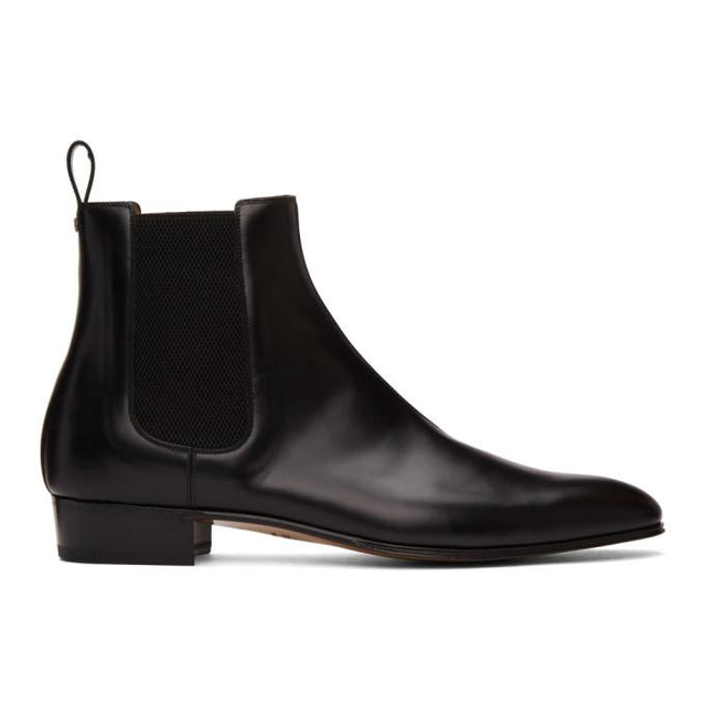 Gucci Black Double G Chelsea Boots