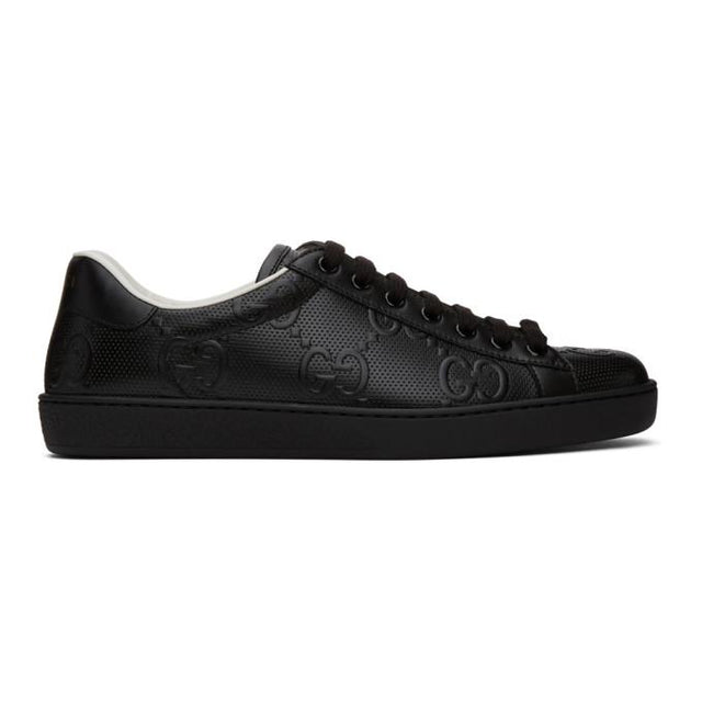 Gucci Black GG Ace Sneakers