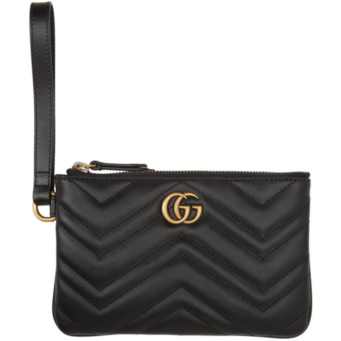 Gucci Black GG Marmont Wallet