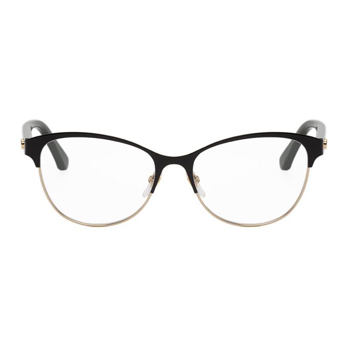 Gucci Black Half-Rim Glasses