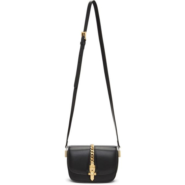 Gucci Black Mini Sylvie 1969 Bag