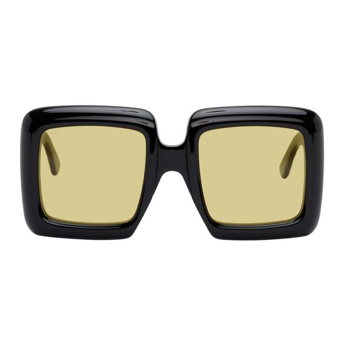 Gucci Black Oversized Square Sunglasses – BlackSkinny