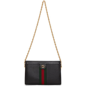 Gucci Black Small Ophidia Shoulder Bag