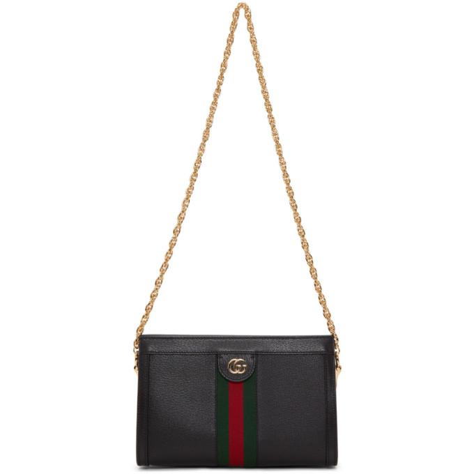 Gucci Black Small Ophidia Shoulder Bag