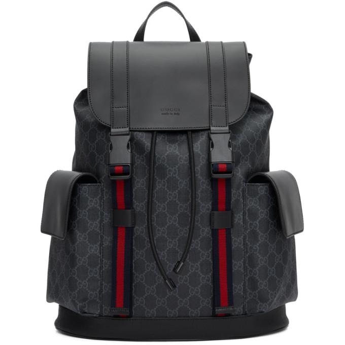 Gucci Black Soft GG Supreme Backpack – BlackSkinny