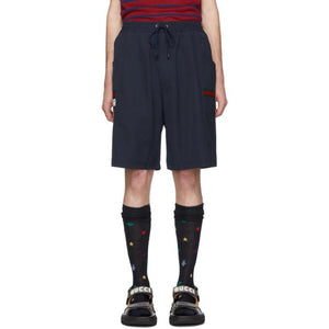 Gucci Blue Canvas Swim Shorts