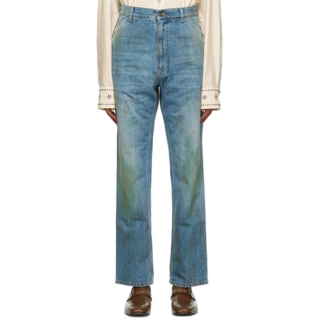 Gucci Blue Eco Wash Maison de lÃ¢Â€Â™Amour Firenze Organic Jeans