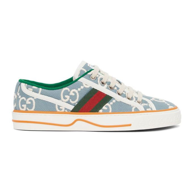 Gucci Blue GG Supreme Gucci Tennis 1977 Sneakers