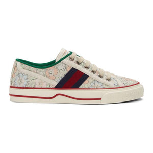 Gucci Green Liberty London Edition Gucci Tennis 1977 Sneakers