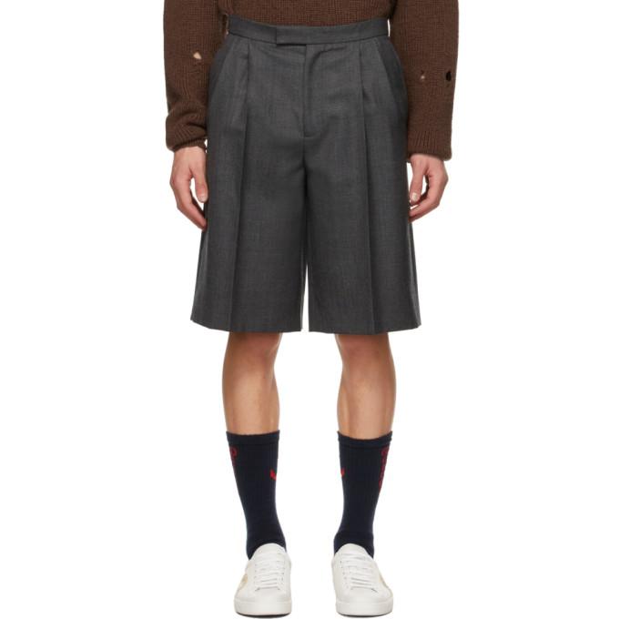 Gucci Grey Grisaille Classic Shorts