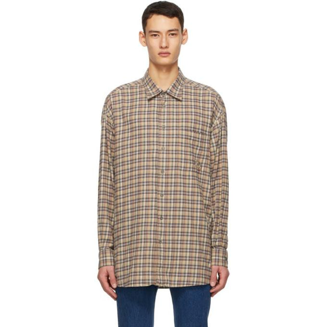 Gucci Multicolor Cotton Flannel Check Shirt