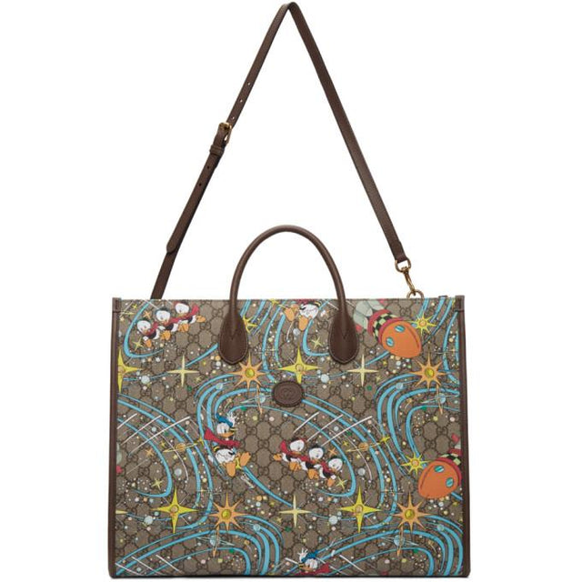Gucci Multicolor Disney Edition Donald Duck Tote