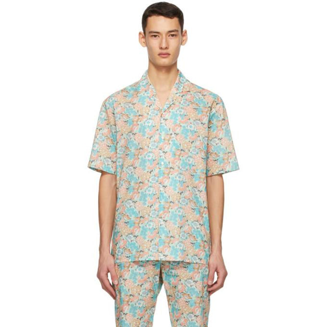 Gucci Multicolor Liberty London Edition Floral Short Sleeve Shirt