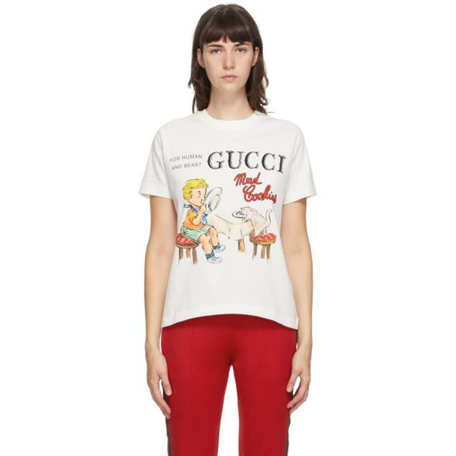 Gucci Off-White Mad Cookies T-Shirt