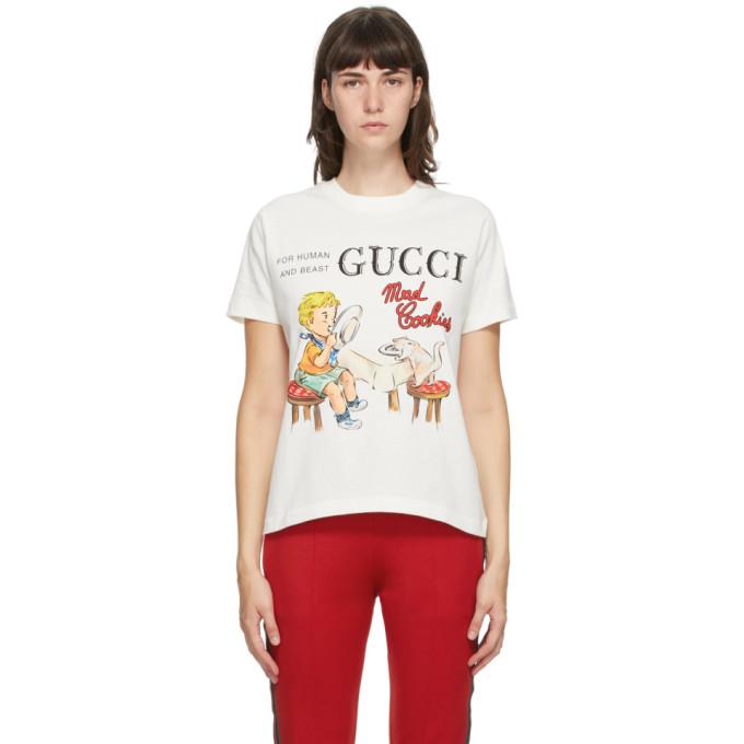 Gucci Off-White Mad Cookies T-Shirt