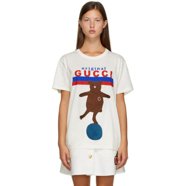 Gucci Off-White Original Gucci Bear T-Shirt