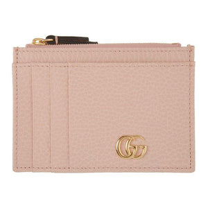 Gucci Pink GG Marmont Card Holder