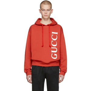 Gucci Red Logo Hoodie